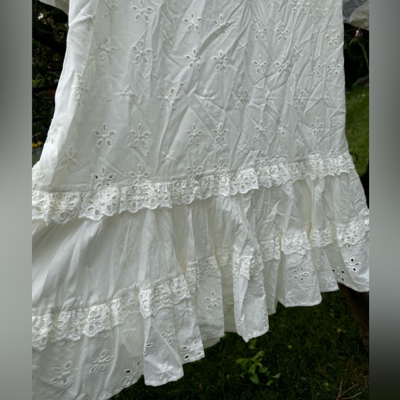 FOR LOVE & LEMONS NWT Hermosa Eyelet Swing Dress - Sz L - Picture 14 of 16